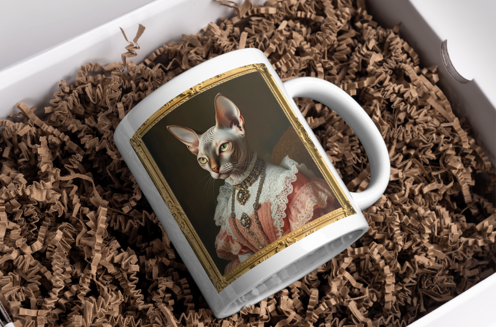 Viktoriánus Udvar – Szfinx Macska - Image 3