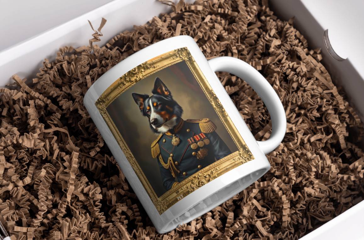 királyi hadvezérek - border collie dobozban