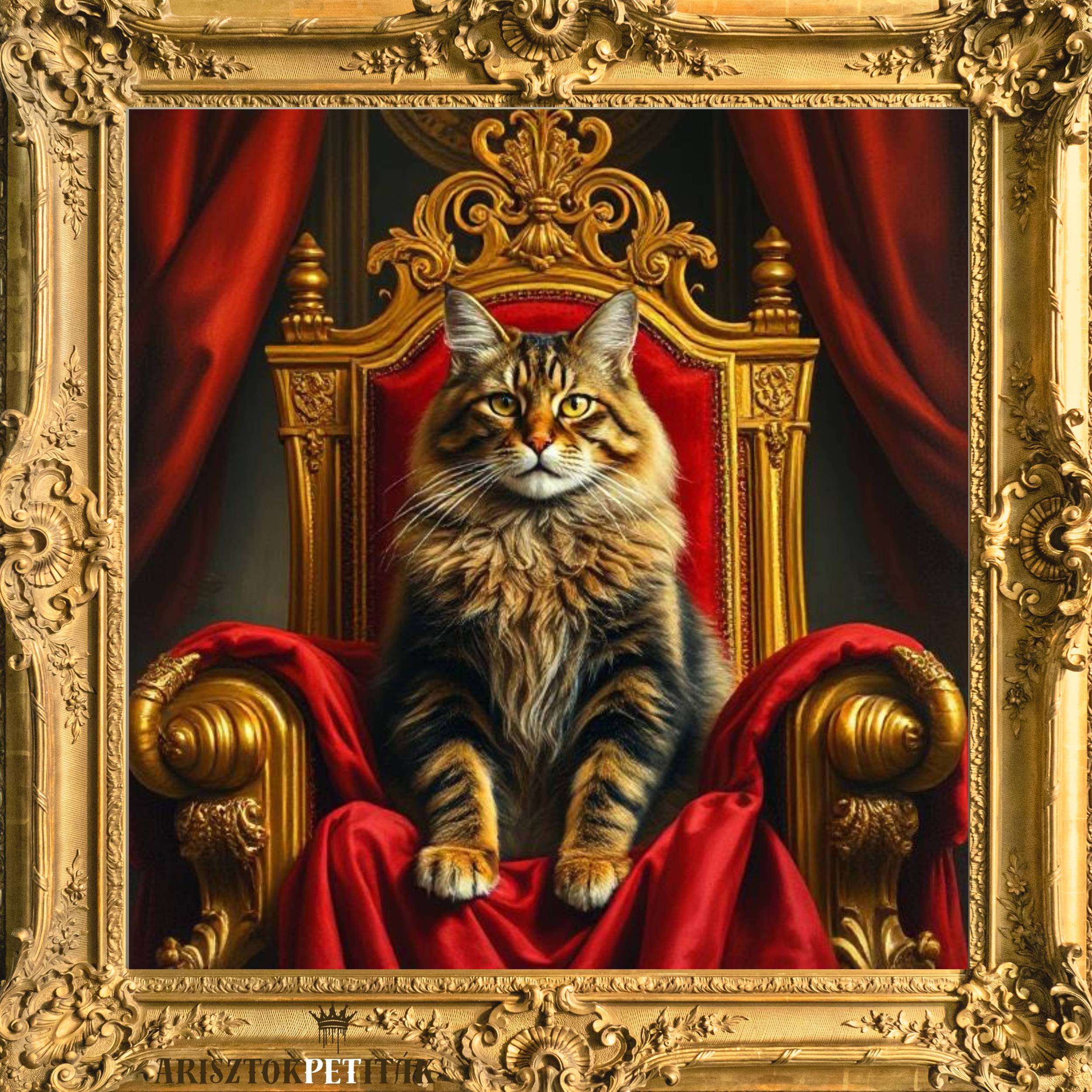 trónterem kollekció- maine coon macska